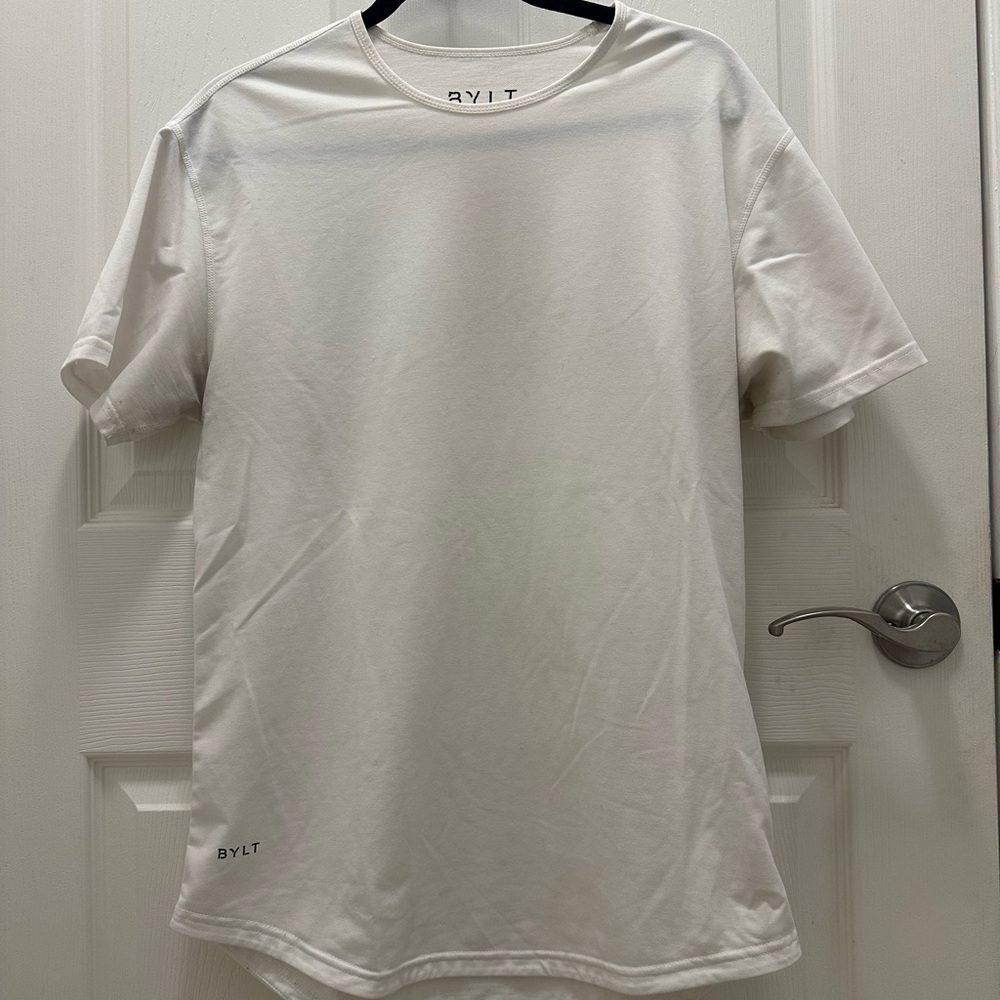 Men's Bylt Basics Drop Cut White Short Sleeve T-Shirt
